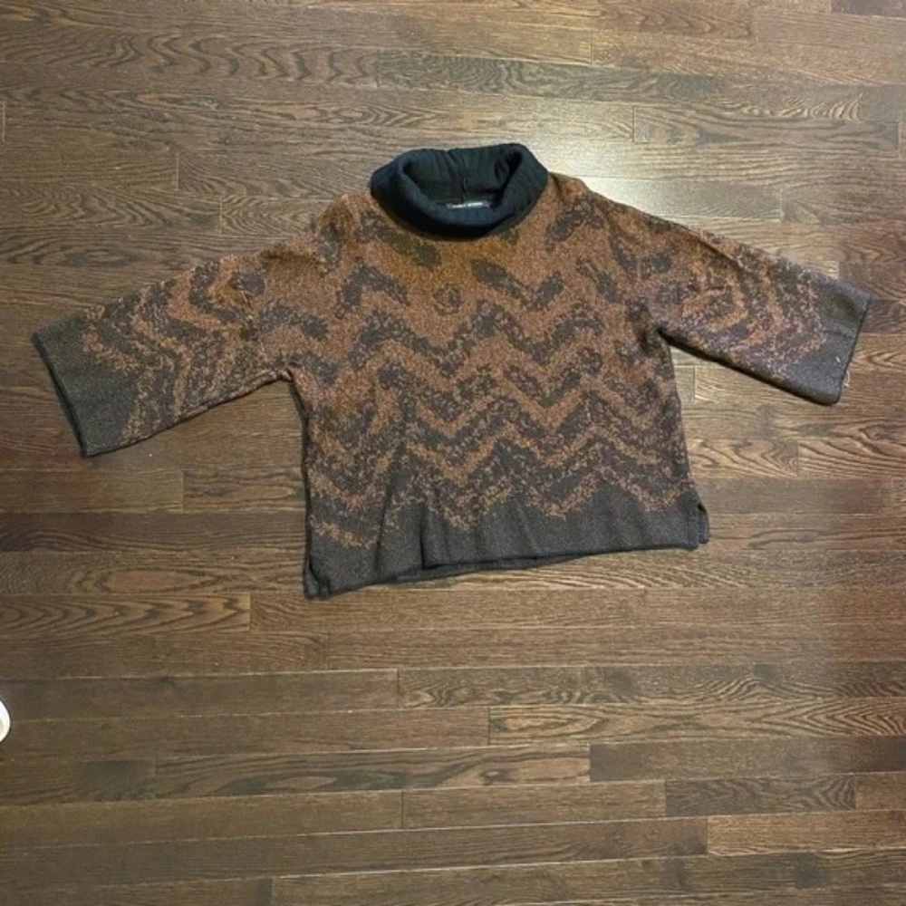 MerinoWool Cotton Turtleneck Sweater